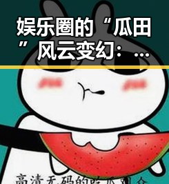 娱乐圈的“瓜田”风云变幻：从甜蜜到争议的全景回顾